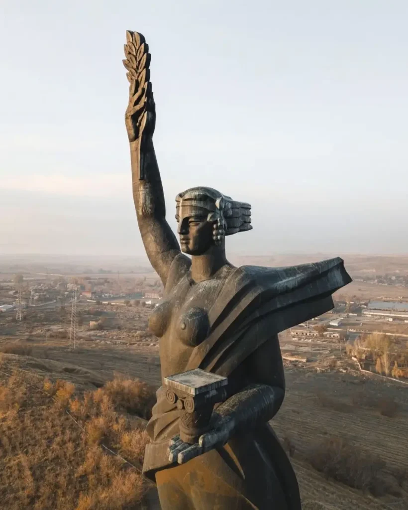 Mother Armenia in Gyumri Mayr hayastan gyumri